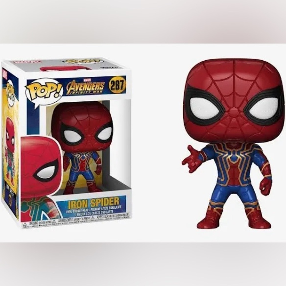 Funko Marvel POP! Iron Spider Man Bobble Head in Box